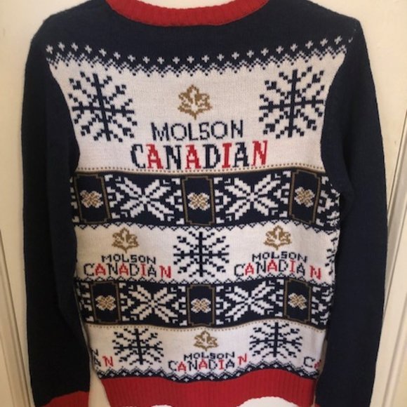 Molson Canadian Christmas sweater - Picture 2 of 2